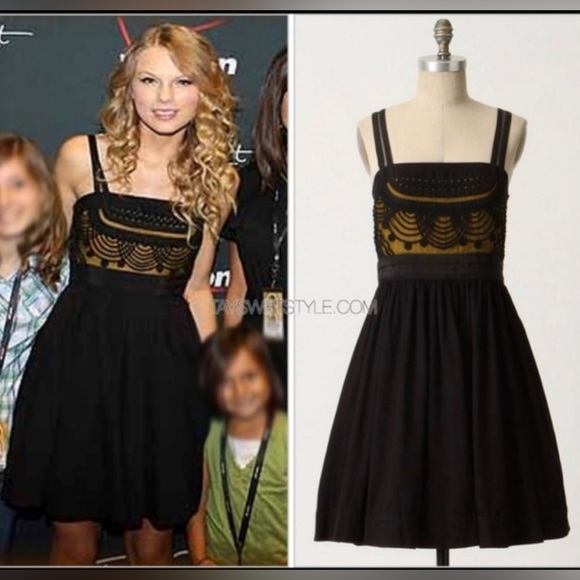 anthro floreat cloaked vista tulle dress - Picture 2 of 4